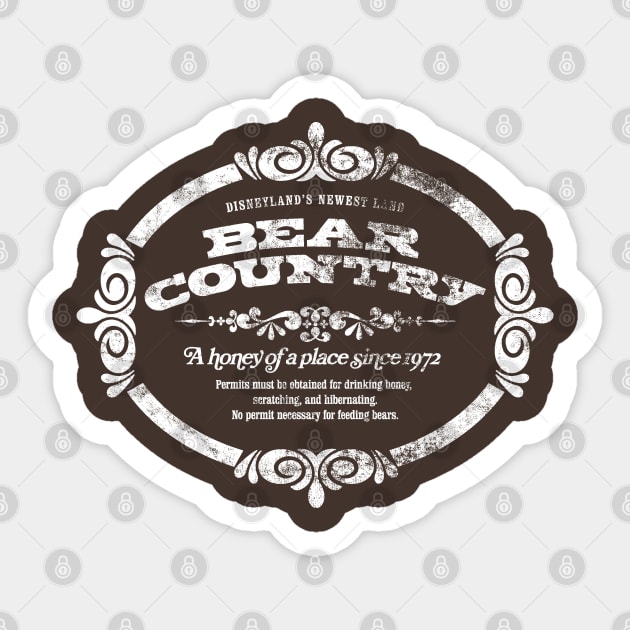 Bear Country Sticker by BurningSettlersCabin